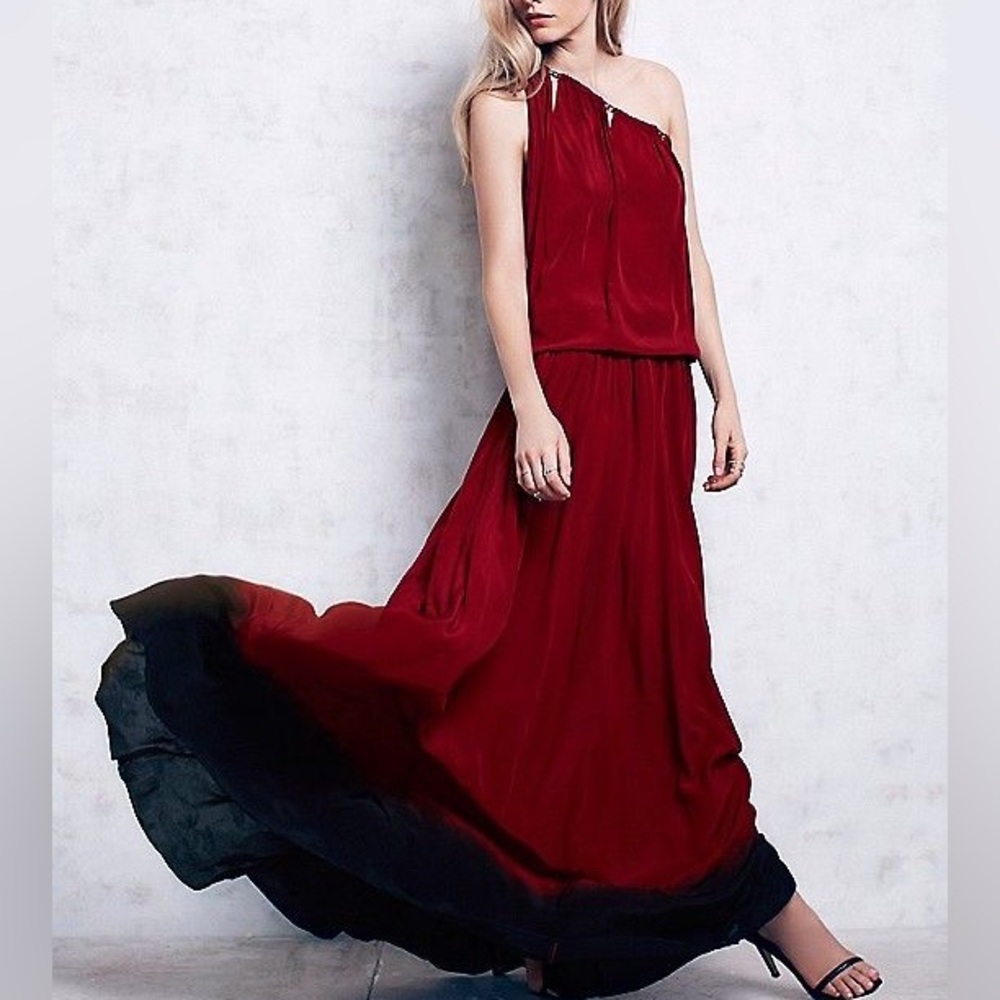 NWOT Cecilia De Bucourt x Free People Grecian Chain Ombre Maxi Dress